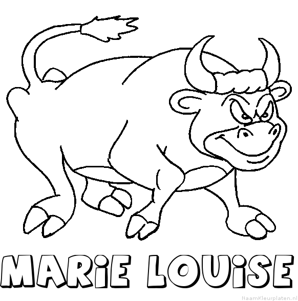 Marie louise stier kleurplaat
